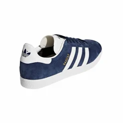 Gazelle Sneakers, Collegiate Navy/White/Gold Metallic, 43 1/3