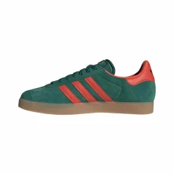 Gazelle Sneakers, Collegiate Green/Preloved Red/Gum 3, 37 1/3