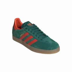 Gazelle Sneakers, Collegiate Green/Preloved Red/Gum 3, 37 1/3