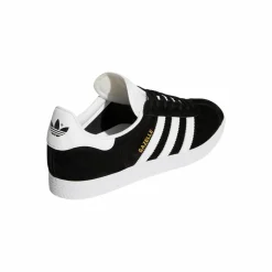 Gazelle Sneakers, Core Black/White/Gold Metallic, 40 2/3