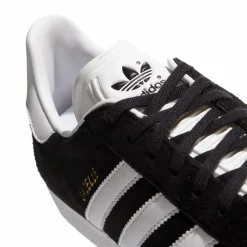 Gazelle Sneakers, Core Black/White/Gold Metallic, 40 2/3