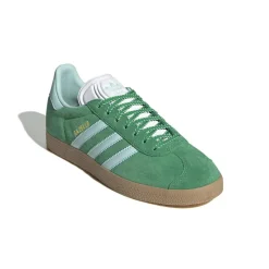 Gazelle Sneakers, Green/Semi Flash Aqua/Gold Metallic, 36