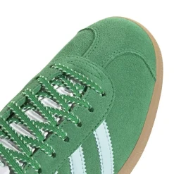 Gazelle Sneakers, Green/Semi Flash Aqua/Gold Metallic, 36