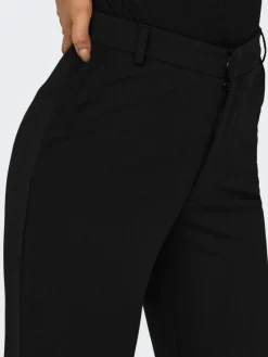 Geggo Straight Bukser, Black, L/L30