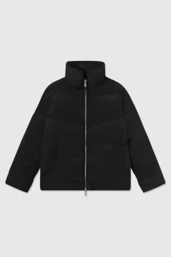 Gemma Tech Stripe Jakke, Sort, 40