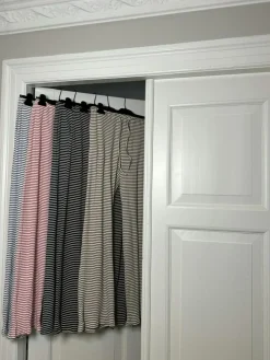 Geri Stripe Bukser, Red, 38