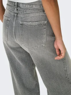 Gianna Straight Jeans, Medium Grey Denim, W31/L32