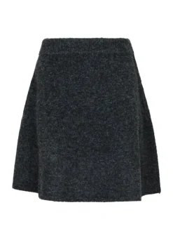 Gisa Striknederdel, Antracit, 40