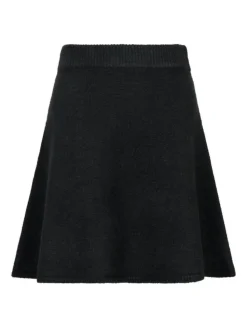 Gisa Striknederdel, Black, 34