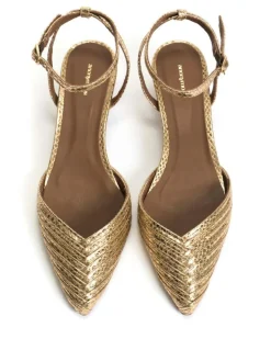 Givia 40 Højhælede Sko, Gold, 39