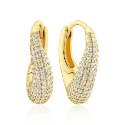 Glorenza Piccolo Øreringe, Gold Plated