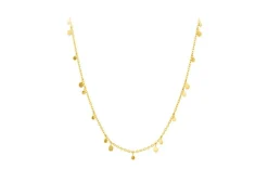 Glow Halskæde, Gold Plated, 40-46 cm