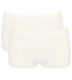 GO Sense Short 2-pak Trusser, Silk White, S