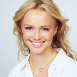 Gocciolina Creolo Halskæde, Gold Plated, 45 cm