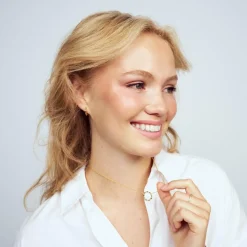 Gocciolina Creolo Halskæde, Gold Plated, 45 cm