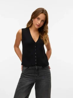 Gold Vest, Black, XL