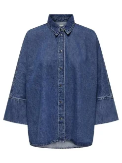 Grace Denimskjorte, Medium Blue Denim, S