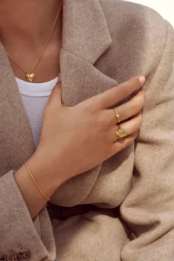 Gudinde Ring, Prehnit, 53