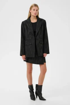 GZadira Blazer, Dark Grey Melange, 38