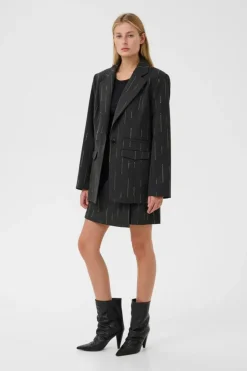 GZadira Blazer, Dark Grey Melange, 38