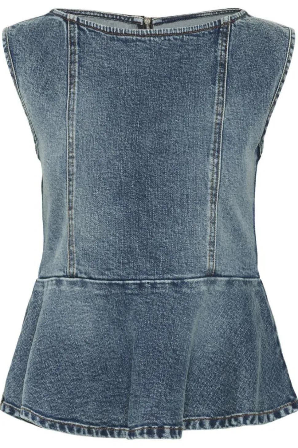 GZviva Vest, Vintage Blue Denim, 36