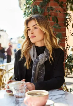 Halstørklæde, Dark Grey Melange