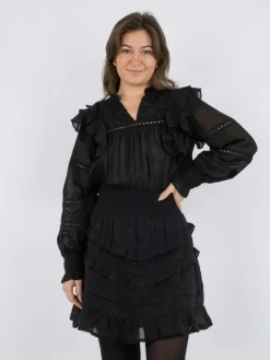 Harmoni S Voile Kjole, Black, 40