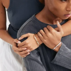 Harrison Armring, Gold Plated, 18 cm