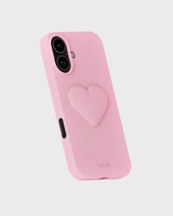 Heart Silicone Sticker, Pink