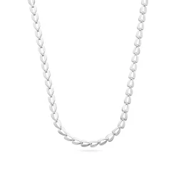 Heartbeat Halskæde, Silver, 45 cm