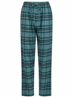 Heat Natbukser, Dark Blue Checks, 42