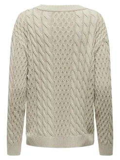 Helena Striktrøje, Feather Gray, L