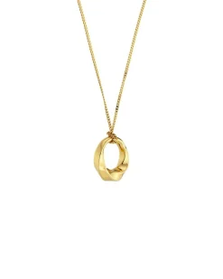 Helix Halskæde, Gold Plated, 42-45 cm