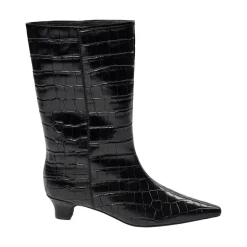 Hella Croco Støvler, Black, 39
