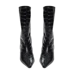 Hella Croco Støvler, Black, 39