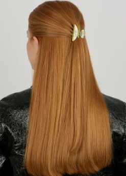 Helle Matcha Mini Hårklemme, Cool Matcha