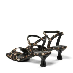 Helma Højhælede Sandaler, Leo Satin, 36