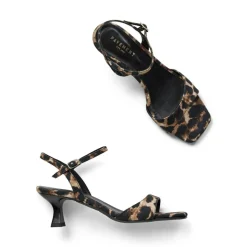 Helma Højhælede Sandaler, Leo Satin, 36