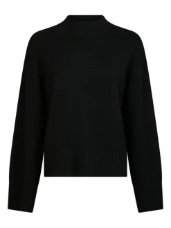 Hendrick Knit Striktrøje, Black, 40