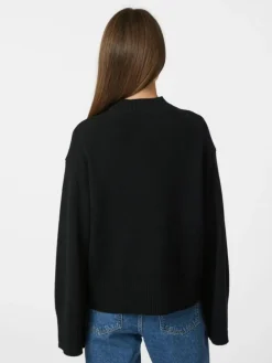 Hendrick Knit Striktrøje, Black, 40