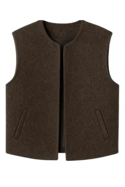 Hira Vest, Brown, S/M