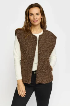 Hira Vest, Brown, S/M