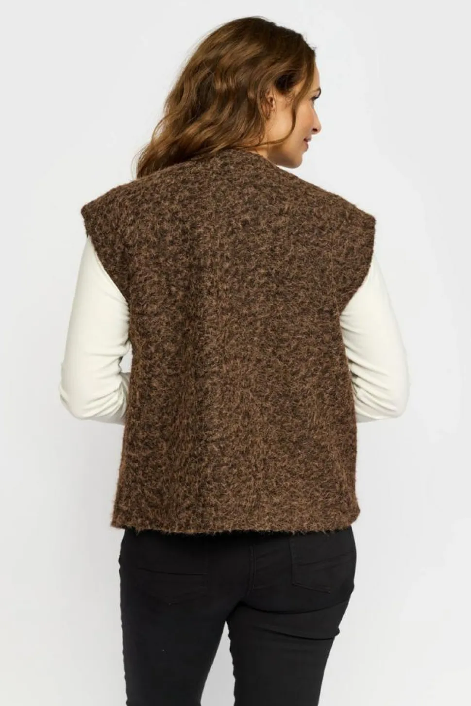 Hira Vest, Brown, S/M