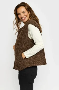 Hira Vest, Brown, S/M