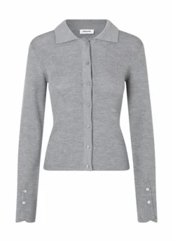 HirokiMD Cardigan, Grey Melange, M