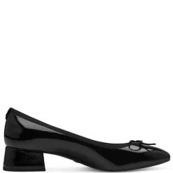 Højhælede Ballerinasko, Black, 42