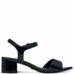 Højhælede Sandaler, Black Patent, 41