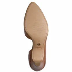 Højhælede Sko, Cognac, 42