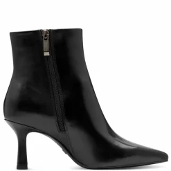 Højhælede Støvler, Black Leather, 40