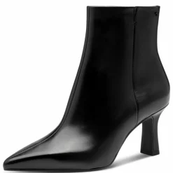 Højhælede Støvler, Black Leather, 40